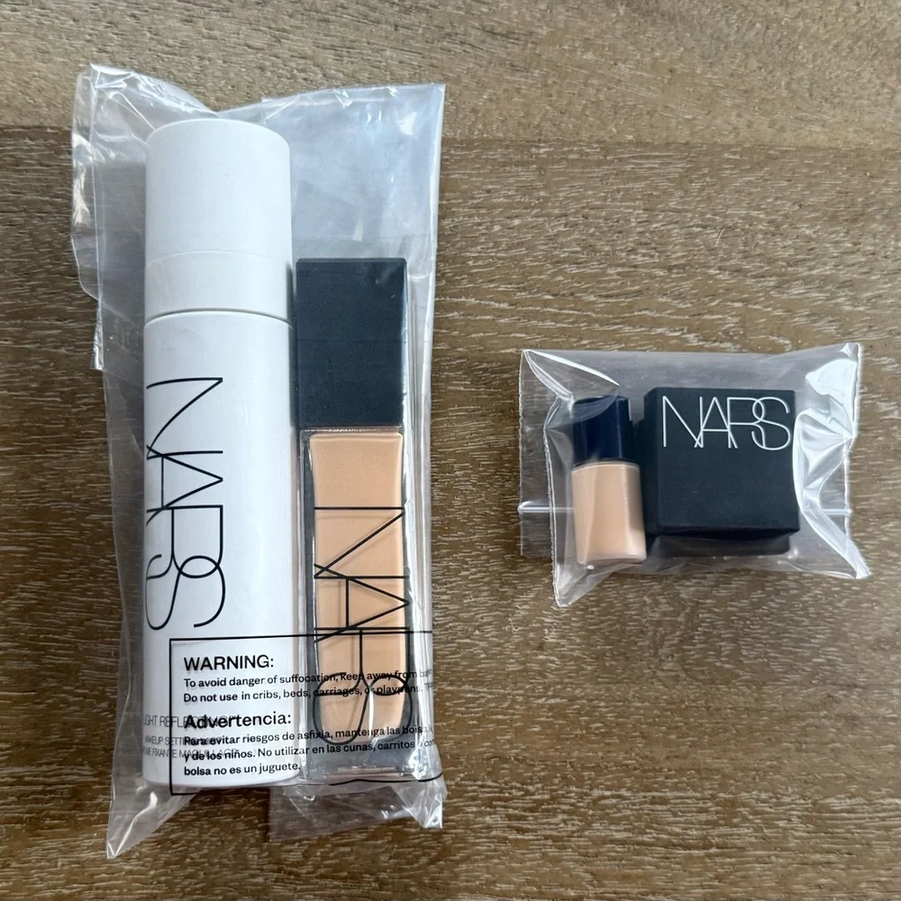 🧸 HP!! 🥳 NARS | Natural Radiant Foundation & Setting Spray + Bonus Travel Items